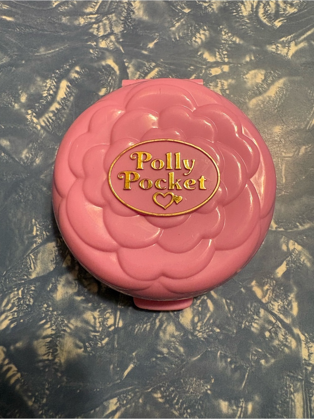 Vintage Y2K Bluebird 1993 Polly Pocket Pink Flower Ballerina Compact Playset